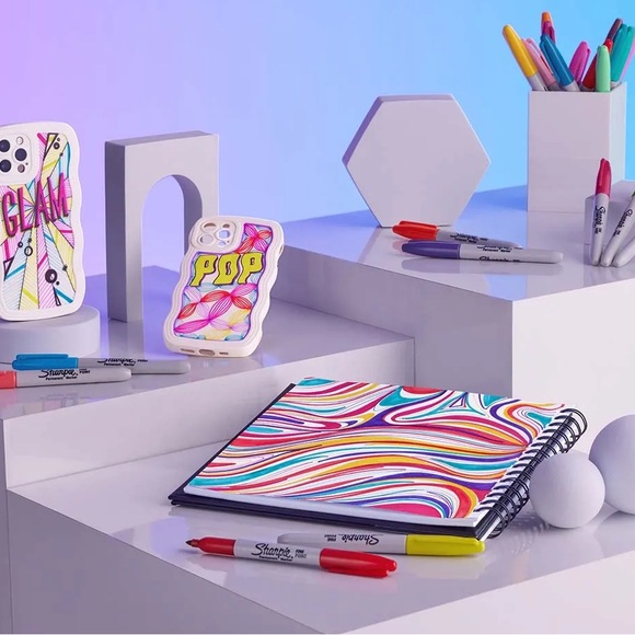 New Sharpie Glam Pop Permanent Markers, Fine Point 24 pack - Picture 6 of 6